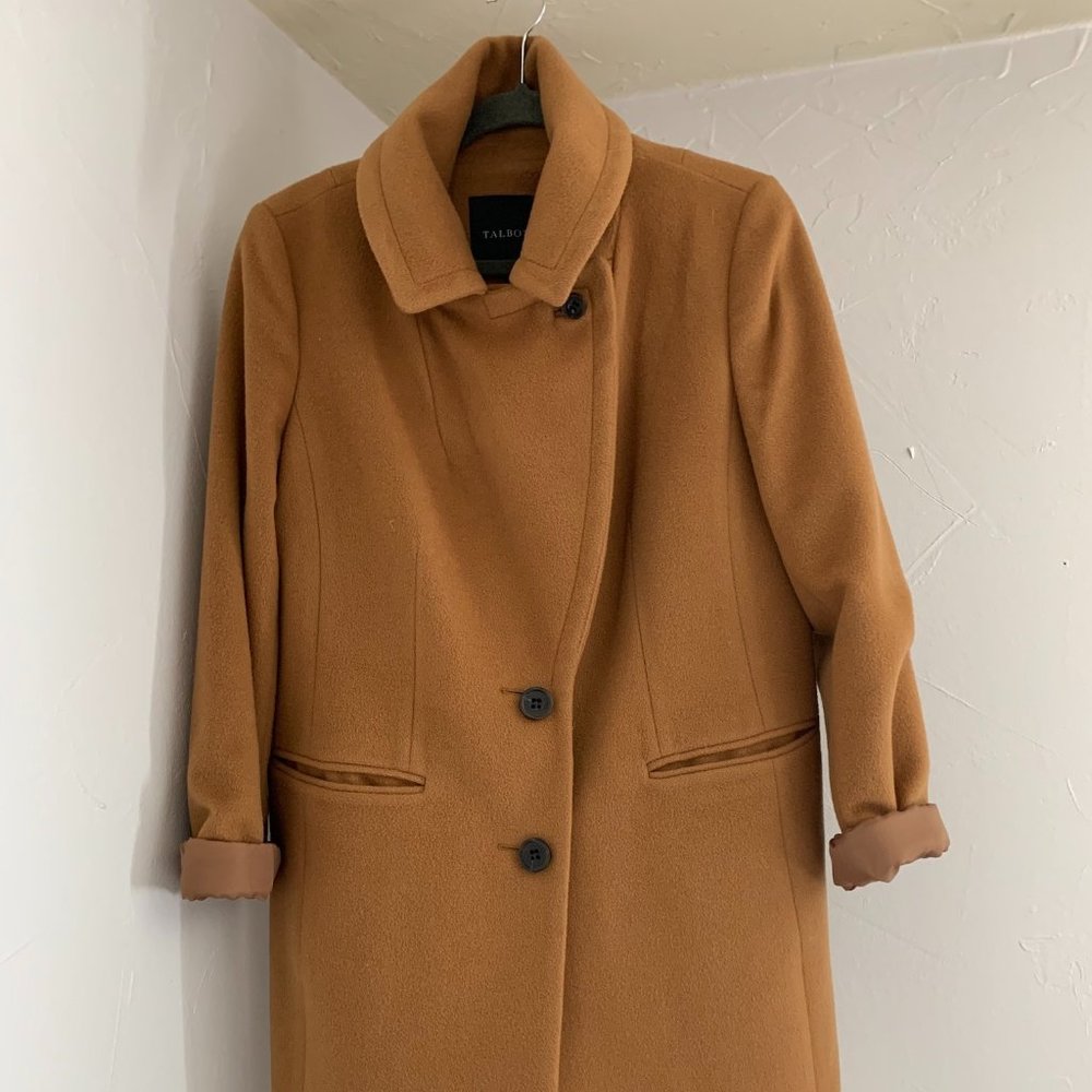 Talbots Wool Camel Winter Coat